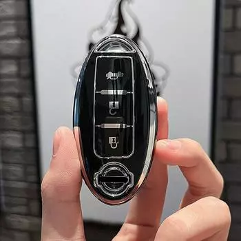 Чехол для автомобильного ключа из ТПУ, чехол-брелок для Nissan Qashqai Juke J10 J11 X-Trail T32 T31 Kicks Tiida Pathfinder Note Infiniti Keyless