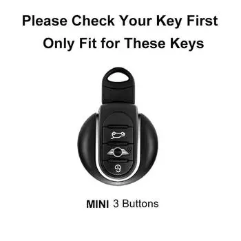 Чехол для автомобильного ключа из ТПУ для BMW MINI COOPER S ONE JCW F54 F55 F56 F57 F60 CLUBMAN COUNTRYMAN держатель для пульта дистанционного управления белый