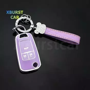 Чехол для автомобильного ключа из ТПУ с 3 кнопками для Buick Chevrolet Cruze Opel Vauxhall Astra J Corsa Insignia Mokka Encore Auto Shell Fob