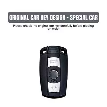 Чехол для автомобильного ключа из ТПУ, чехол для BMW X1 X5 X6 Z4 E90 E60 E70 E87 3 5 6 серии M3 M5, держатель, чехол для брелока, аксессуары чёрный