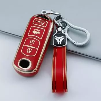 Чехол для автомобильного ключа из ТПУ с 4 кнопками, держатель для брелока для MAZDA 2 3 5 6 CX-3 CX-5 CX-7 CX-9 Atenz Speed Miata MX5 Axela CX4