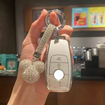 Чехол для автомобильного ключа из ТПУ, защитный чехол для брелока для Mercedes Benz ACES Class GLC CLA W213 W205 W206 W212 W176 W223 W204 W177 AMG