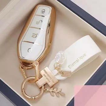 Чехол для автомобильного ключа из ТПУ для BYD Han Ev Tang Dm/Qin PLUS/Song Pro/MAX/Yuan Dolphin E2 Protector Auto Key Car Accessories