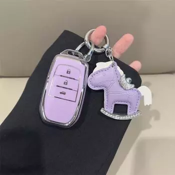 Чехол для автомобильного ключа из ТПУ, полный корпус, брелок для Toyota RAV4 Corolla Altis Auris Aygo Yaris Crown Hilux Camry Verso TC IM Land Cruiser