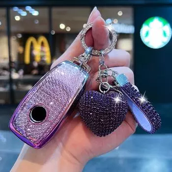 Чехол для автомобильного ключа из ТПУ, защитная оболочка для Mercedes Benz ABCES Class GLS GLA GLK GLC W204 W205 W212 CLS CLA AMG W463 W176