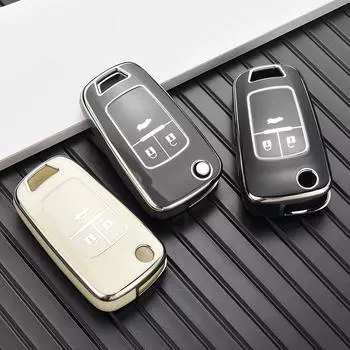 Чехол для автомобильного ключа из ТПУ для Chevrolet Cruze Aveo Trax Sail Malibu Captiva Opel Vauxhall Astra J Corsa Insignia Mokka