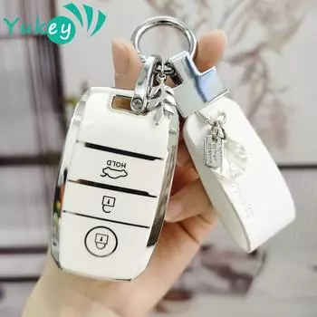 Чехол для автомобильного ключа из ТПУ для KIA K2 K3 K5 Seltos Sportege RIO 3 2023 Picanto Optima Soul Ceed Sorento Forte Stinger Cerato Sedona
