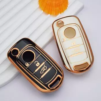 Чехол для автомобильного ключа из ТПУ для FIAT Tipo Toro Nuovo Freedom 500X Doblo Argo Grazie, складной защитный чехол для ключей, аксессуары для брелка Key Case белый