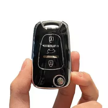 Чехол для автомобильного ключа из ТПУ для Hyundai I20 I30 Ix20 Ix25 Ix35 Elantra Accent для KIA Sportage Rio 3 Soul Optima Ceed Pro K5 K2 Pride фиолетовый