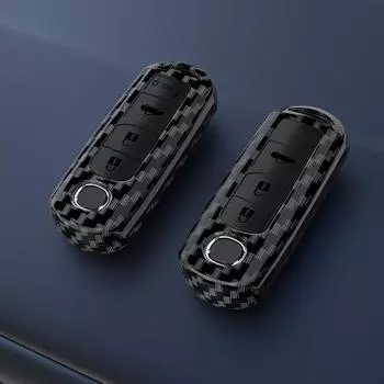 Чехол для автомобильного ключа из углеродного АБС-пластика с кнопками 2, 3, 4 для MAZDA 3/6 MX-5 Miata (2009-2012) СХ-7 СХ-9 (2010-2012 гг.) Аксессуары для Fob Shell Cage