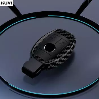 Чехол для автомобильного ключа из углеродного волокна ABS для Mercedes Benz ABCE Class GLS GLA GLK GLC CLS CLA AMG W204 W205 W212 W463 W176