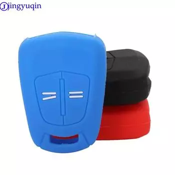 Чехол для автомобильного ключа jingyuqin Remote 2B, силиконовый для Opel Vauxhall Corsa Agila Meriva, чехол для стайлинга автомобилей