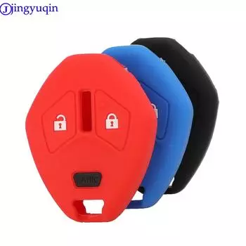 Чехол для автомобильного ключа jingyuqin Remote 3B, силиконовый для Mitsubishi Lancer Evo Outlander Galant Asx 380 Endeavor Mirage