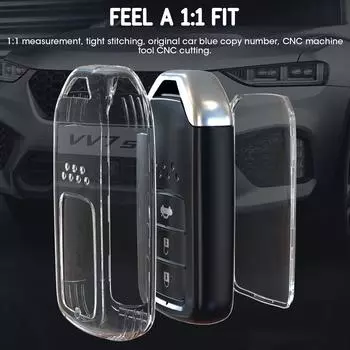 Чехол для автомобильного ключа подходит для Honda Civic Accord Crown Road URV Lingpai CRV Yingshipai прозрачный чехол для автомобильного ключа чёрный