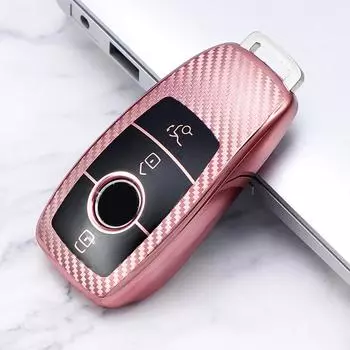 Чехол для автомобильного ключа профессиональный ТПУ абсолютно новый высокое качество для Mercedes-Benz для A для B для C для E для G для S 3-кнопочный ключ красный