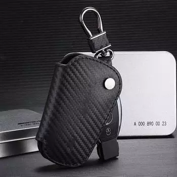 Чехол для автомобильного ключа с 2/3 кнопками для Mercedes Benz ABRG Class GLK GLA W204 W251 W463 W176, сумка для ключей, брелок, держатель, протектор чёрный