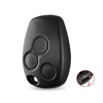 Чехол для автомобильного ключа с 3 кнопками для Renault Megane Modus Espace Laguna Duster Logan DACIA Sandero Fluence Clio Kangoo VA6/HU83 Blade