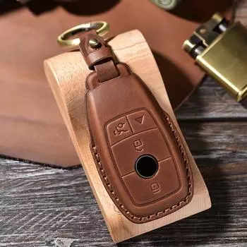 Чехол для автомобильного ключа с 3 и 4 кнопками для Mercedes Benz GLS AMG-A-CLA-CES-GLA-GLB-GLC-G-GLE-S ABCEG-GLB-GLC-GLE-GLS класса W213 W205