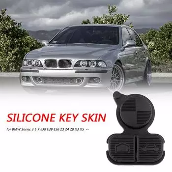 Чехол для автомобильного ключа с 3 кнопками, сменный чехол для автомобильного ключа для E36 E39 E38 Z3 Z4 Z8