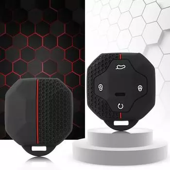 Чехол для автомобильного ключа с 4 кнопками, подходит для Chery Jetour T2 Traveler 2023 2024, бесключевые автомобильные аксессуары чёрный