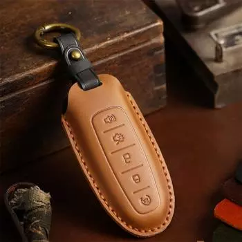 Чехол для автомобильного ключа с дистанционным управлением, чехол, держатель для брелока для Ford Focus C-Max Explorer Escape Kuga Taurus C Max, брелок для ключей, брелок для ключей чёрный