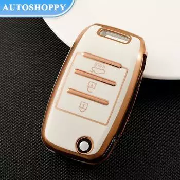 Чехол для автомобильного ключа, сумка, держатель для брелка для Kia K2 K3 K5 Ceed Cerato Sportage Picanto Optima Rio3 Sorento Forte Stinger 2017 2018 синий