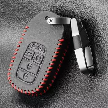 Чехол для автомобильного ключа, сумка для ключей для Honda Civic Accord Vezel 2022, аксессуары, держатель для стайлинга автомобиля, защитный чехол для брелока чёрный