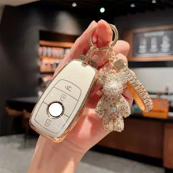 Чехол для автомобильного ключа TPU с дистанционным управлением для Mercedes Benz ACEGS Class GLC CLA W222 W223 W212 W204 W205 W206 W213 W176 W177 AMG