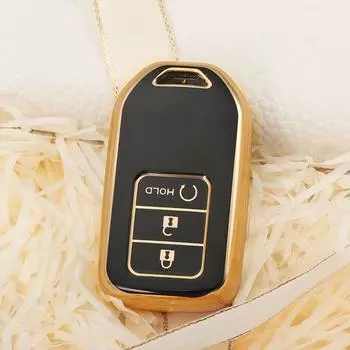 Чехол для автомобильного ключа TPU с полной защитой для Honda Stepwgn Elysion Civic Fit Accord Pilot CRV HR-V MPV EX Odyssey 2013-2018