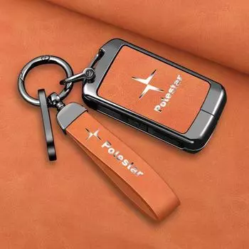 Чехол для автомобильного ключа Volvo Polestar для XC40, S60, XC60, S90, XC90 - мужская и женская пряжка-ракушка