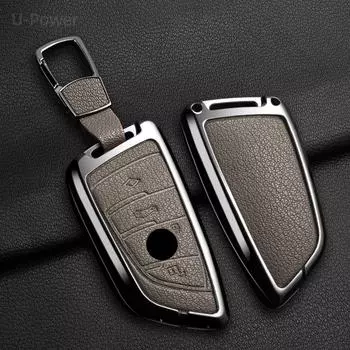 Чехол для автомобильного ключа в стиле сплава, брелок для BMW X1 X3 X5 X6 X7 1 3 5 6 7 серии G20 G30 G11 F15 F16 G01 G02 F48 3/4 кнопки