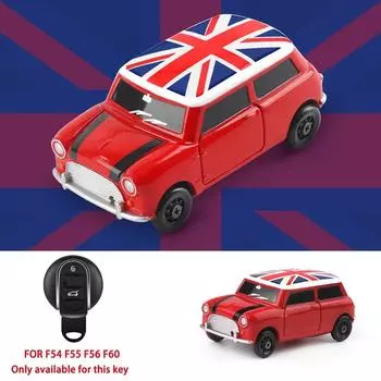 Чехол для автомобильного ключа, защитный чехол для Mini Cooper F54 F55 F56 F57 F60, держатель для брелока, сумка для ключей, украшения, модные аксессуары красный