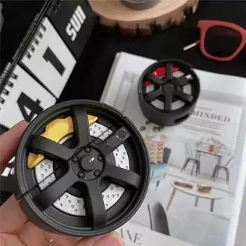 Чехол для автомобильного колеса 3D для AirPods 4, чехол 2024, мягкий силиконовый чехол для беспроводных наушников с рисунком для AirPods Pro 2, чехол для зарядки for AirPods 1 2