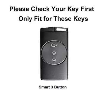 Чехол для автомобильного пульта дистанционного управления TPU с 3 кнопками для Chery EXEED LX TXL Tiggo 7 8 3X PLUS PRO 5X Arrizo 5 Pro Gx 2020 Аксессуары чёрный