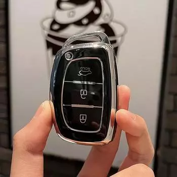 Чехол для автомобильного пульта дистанционного управления TPU, чехол для брелока Hyundai Tucson Santa Fe Sonata Elantra Accent Creta Ix35 Ix25 i20 i30 3 4 кнопки
