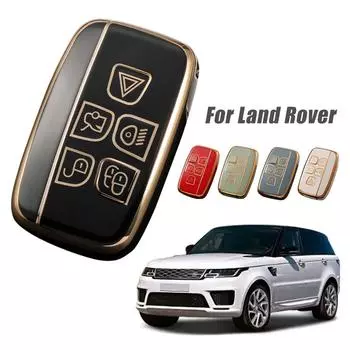 Чехол для автомобильного пульта дистанционного управления TPU Fob для Land Rover Range Rover Sport Evoque Freelander2 для Jaguar XF XJ XJL XE C-X16 XKR XK чёрный