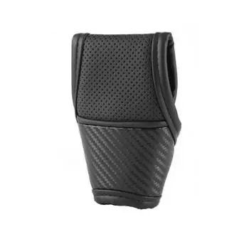 Чехол для автомобильного редуктора, кожаный чехол для автомобильного редуктора, чехол для автомобильной ручки редуктора, автомобильный дышащий чехол для автомобильного редуктора, кожаный чехол для автомобильного редуктора One Size чёрный