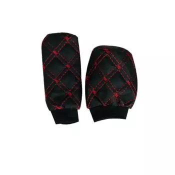 Чехол для автомобильного рычага переключения передач, чехол для ручного тормоза, комплект из 2 предметов, чехол для ручки автоматической коробки передач, принадлежности One Size