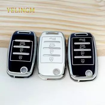 Чехол для автомобильного выкидного ключа для KIA RIO 3 K2 K3 K4 K5 Sportage 4 Picanto Optima Soul Carens Ceed Sorento Forte Stinger Cerato