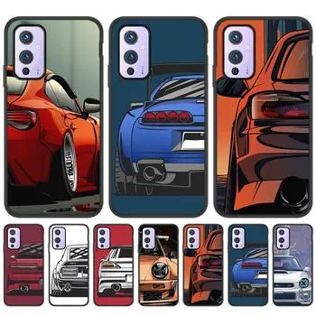 Чехол для автомобильного заднего фонаря для Oneplus 9 8 7 7T Pro, крутой чехол для Oneplus Nord N100 N10 8T 6 6T One Plus, роскошный спортивный чехол Oneplus 8 Pro