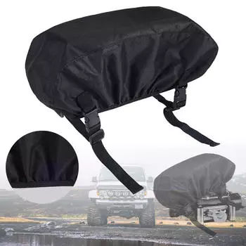 Чехол для автомобильной лебедки, прицеп, эластичное дно, регулируемые ремни, для электрических лебедок, пылезащитный