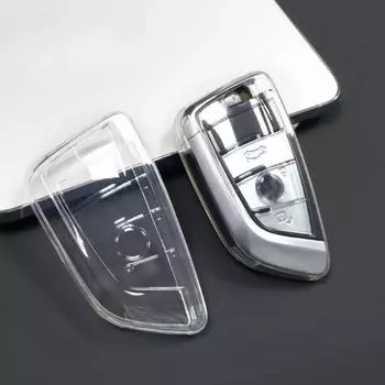 Чехол для автомобильных ключей, сумка, аксессуары, держатель, брелок в виде ракушки для Bmw F20 G20 G30 X1 X3 X4 X5 G05 X6 X7 G11 F15 F16 G01 G02 F48