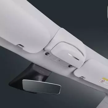 Чехол для автомобильных очков, коробка для очков, держатель для солнцезащитных очков, автомобильная внутренняя коробка для хранения, простая установка for Model Y A