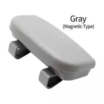 Чехол для автомобильных очков, ящик для хранения солнцезащитных очков, автомобильный аксессуар для интерьера, держатель для очков серый