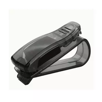 Чехол для автомобильных очков, универсальный автомобильный солнцезащитный козырек, держатель для очков, зажим для очков, держатель для очков, авто аксессуары для интерьера чёрный