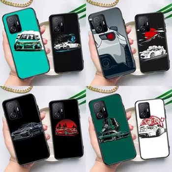 Чехол для автомобиля JDM для POCO F5 X5 X3 Pro X4 F4 GT F3 M5s C40 Чехол для Xiaomi 13 12 Lite 11T 12T Pro 12X POCO X3 NFC