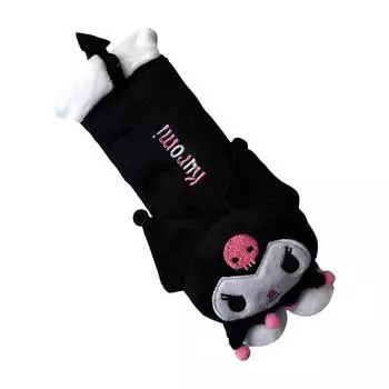 Чехол для автомобиля с героями мультфильмов, милый комплект из 2 предметов, аниме-протектор для шеи, украшение для автомобиля для женщин One Size чёрный