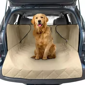 Чехол для багажника FrontPet для собак, водостойкая подкладка для домашних животных, коврик для сиденья для собак для внедорожников, седанов, фургонов с защитной крышкой на бампере