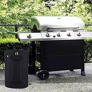 Чехол для баллона со стабильной столешницей, подходит для стандартного 20-фунтового баллона, водонепроницаемая сверхпрочная ткань Оксфорд 600D, 12,5 x 18,5 дюймов M