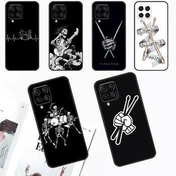 Чехол для барабана с музыкальным инструментом для Samsung Galaxy M12 M32 M52 M55 M13 M33 M53 M14 M34 M54 M20 M30s M31s M51 M31 M21 Samsung M52 5G